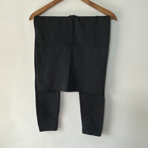 Belly Bandit Maternity‎ Compression Leggings Charcoal Size L Over Belly Support - Picture 3 of 9